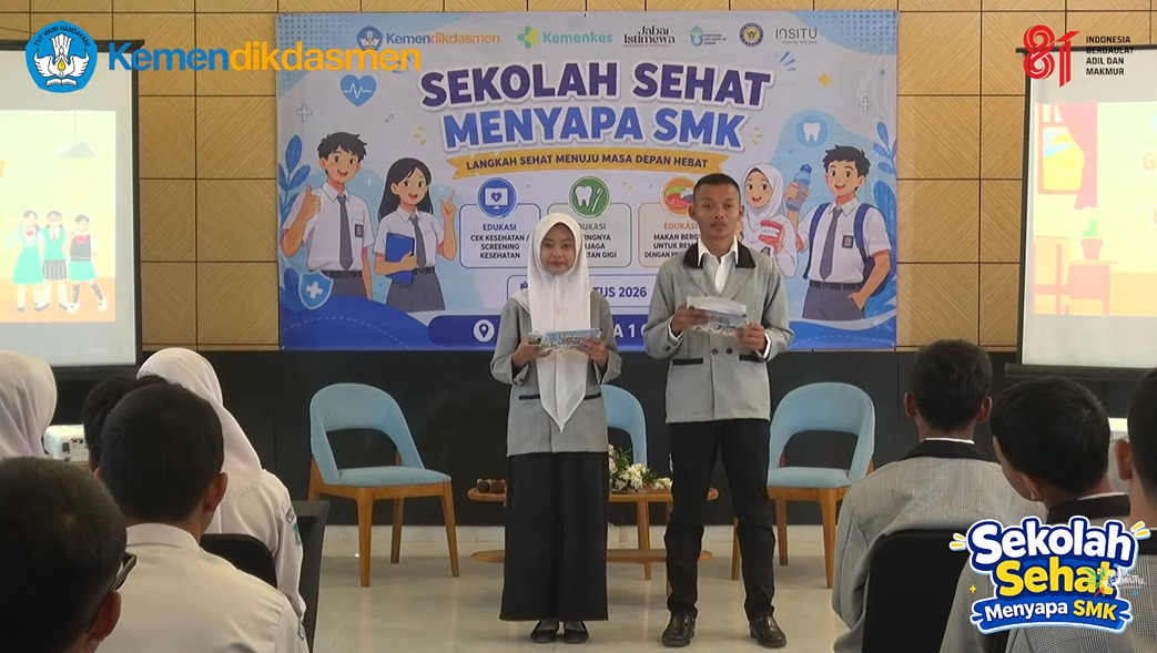 Gelar "Sekolah Sehat Menyapa SMK, Langkah Sehat Menuju Masa Depan Hebat" Direktorat SMK Siapkan Lulusan Bugar dan Siap Kerja